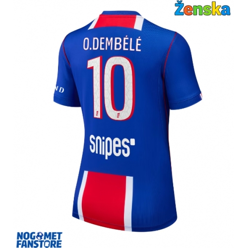 Paris Saint-Germain Ousmane Dembele #10 Domaci Dres za Ženska 2026-27 Kratak Rukav